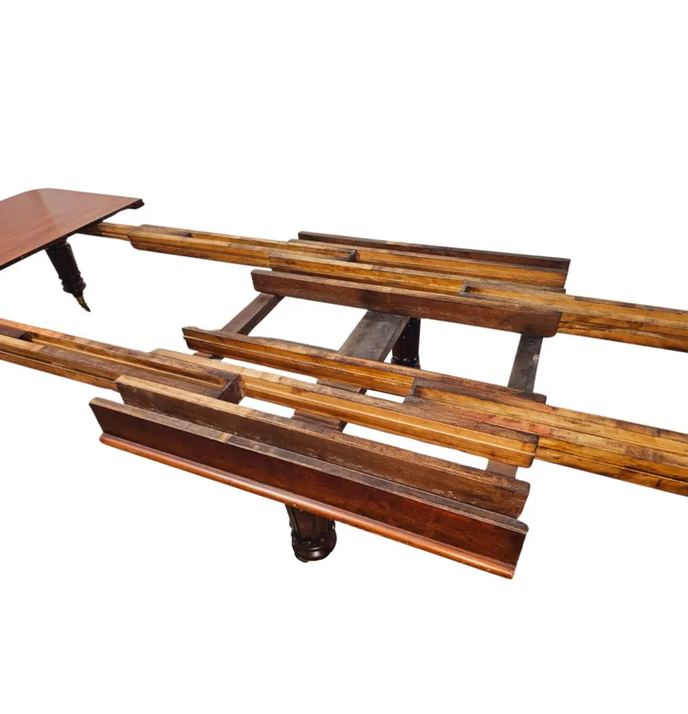 A Very Rare Massive Early 19th Century William IV Country House Dining Table 