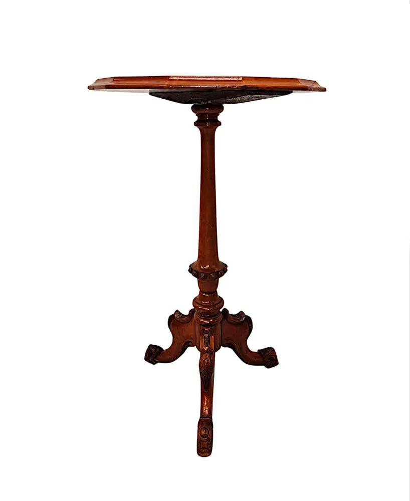 A Very Rare 19th Century Highly inlaid Occasional or Lamp Table Attributed to 'Gillows'