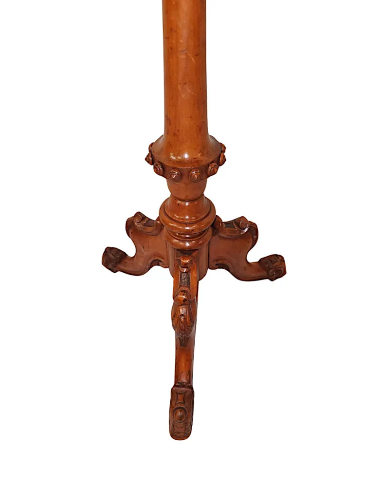 A Very Rare 19th Century Highly inlaid Occasional or Lamp Table Attributed to 'Gillows'