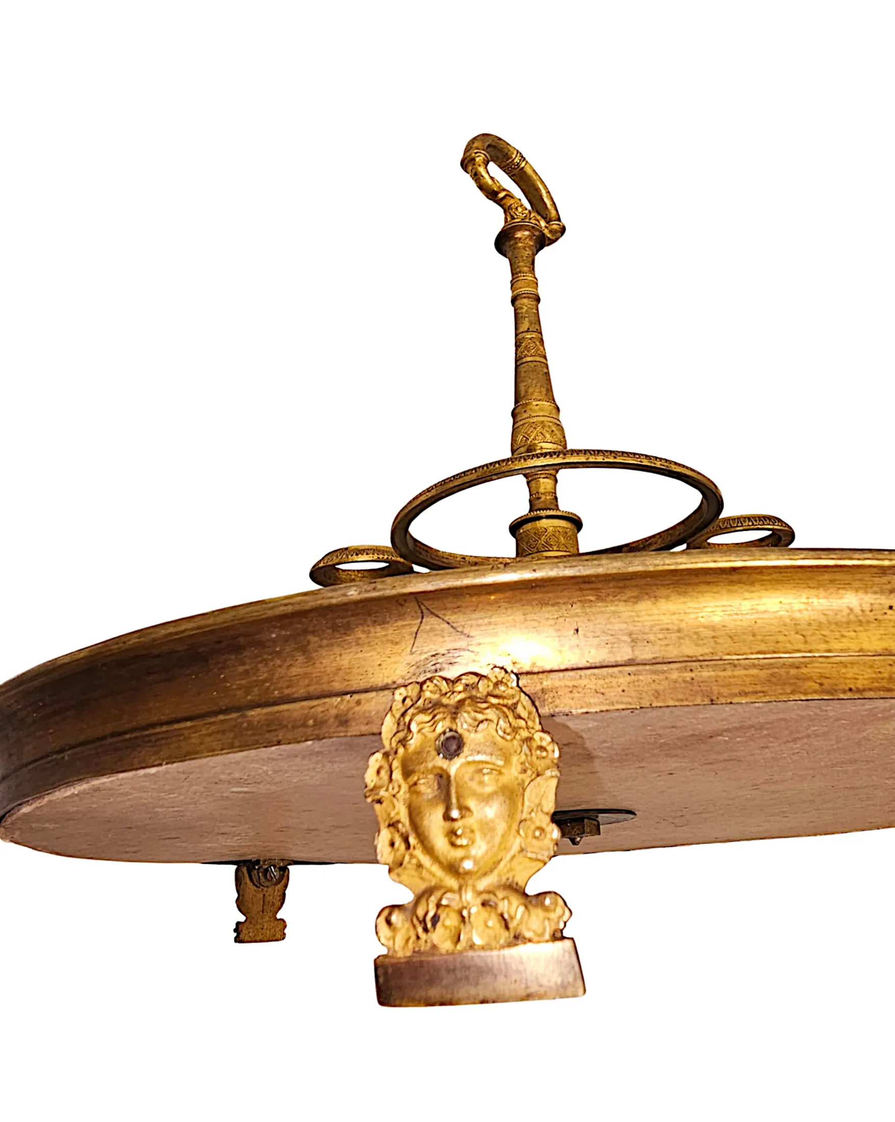 A Very Fine 19th Century French Ormolu and Cut Class Cave A Liqueur Tantalus Set