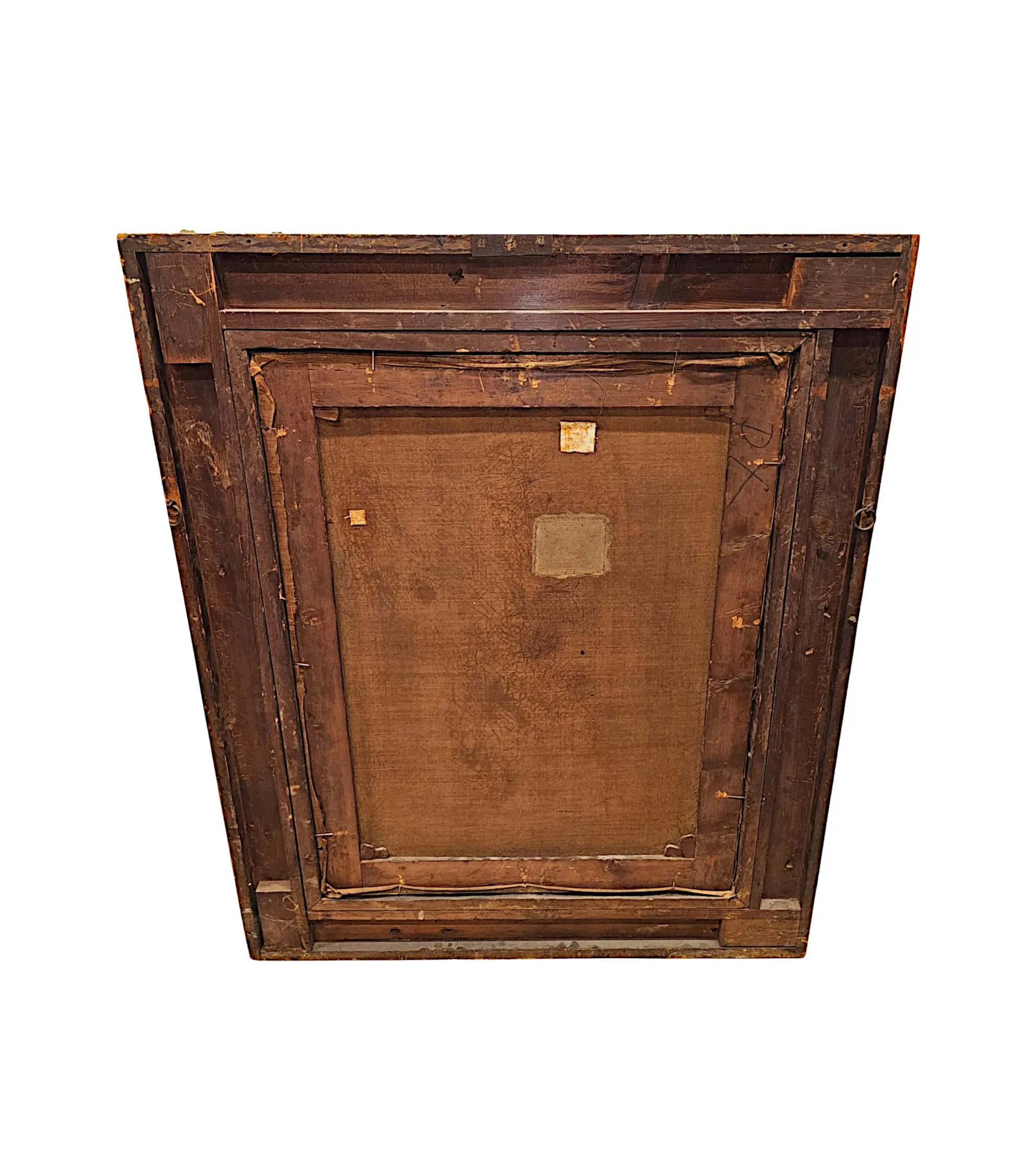 A Very Rare Pair of 19th Century Giltwood Framed Irish Country House Portraits