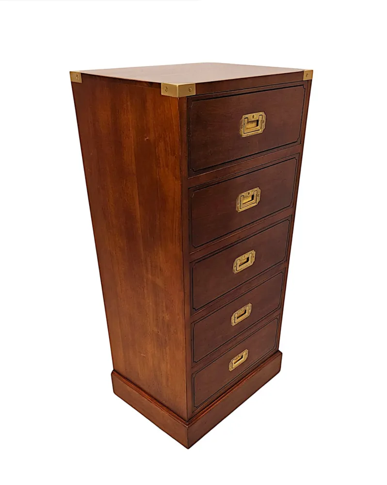 A Fabulous Chest of Drawers in the Campaign Style