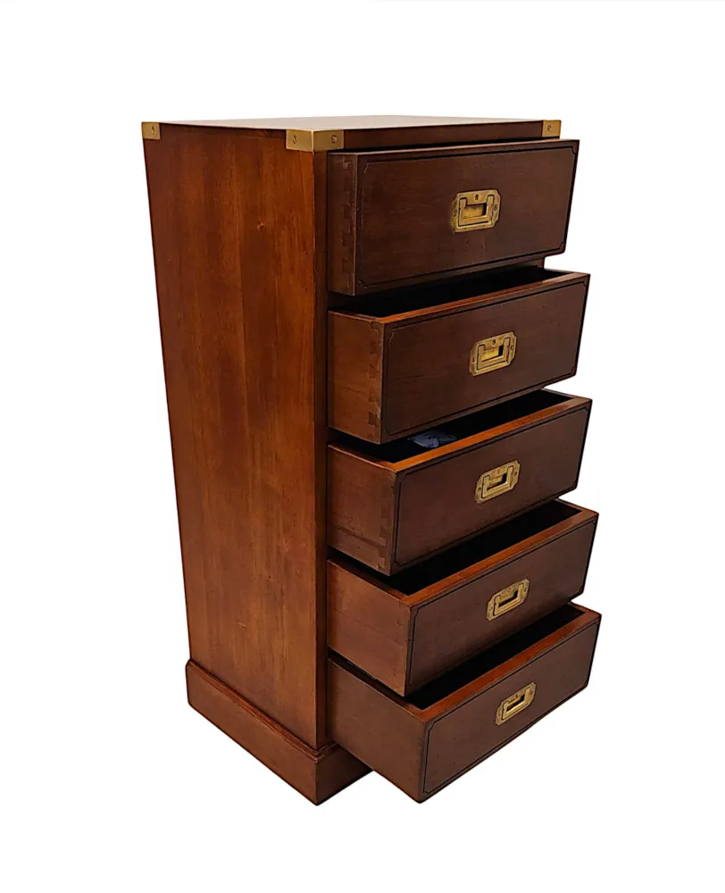 A Fabulous Chest of Drawers in the Campaign Style