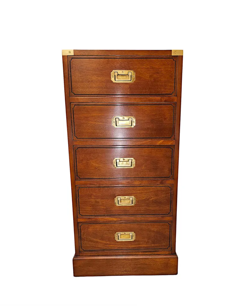 A Fabulous Chest of Drawers in the Campaign Style