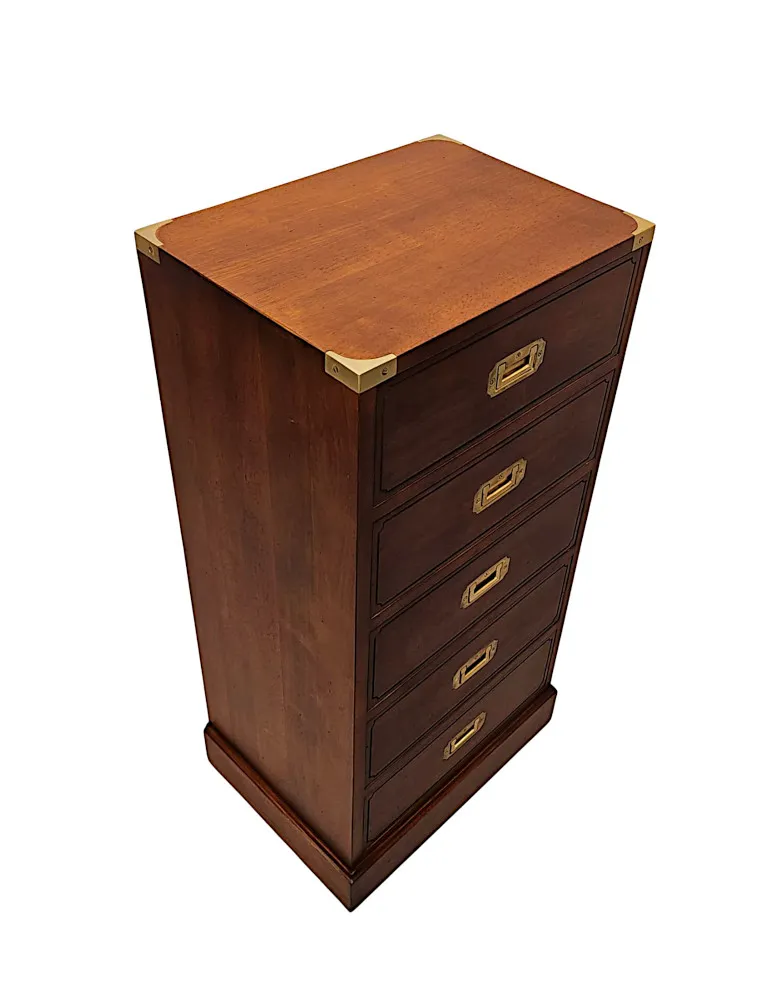 A Fabulous Chest of Drawers in the Campaign Style