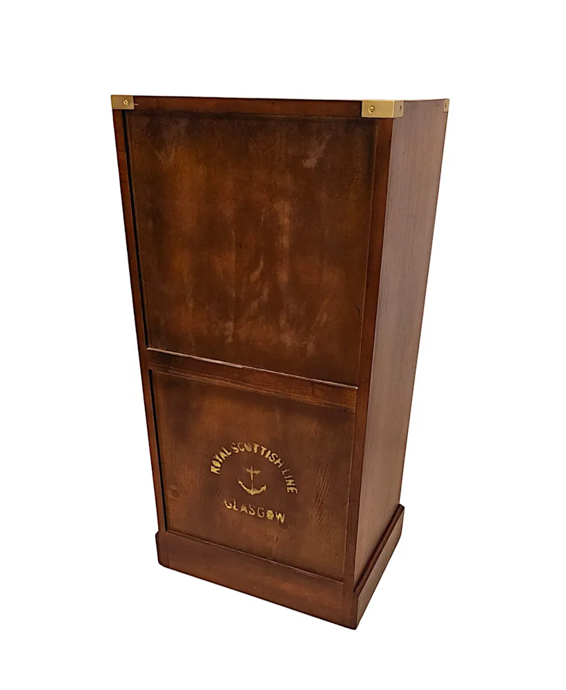 A Fabulous Chest of Drawers in the Campaign Style