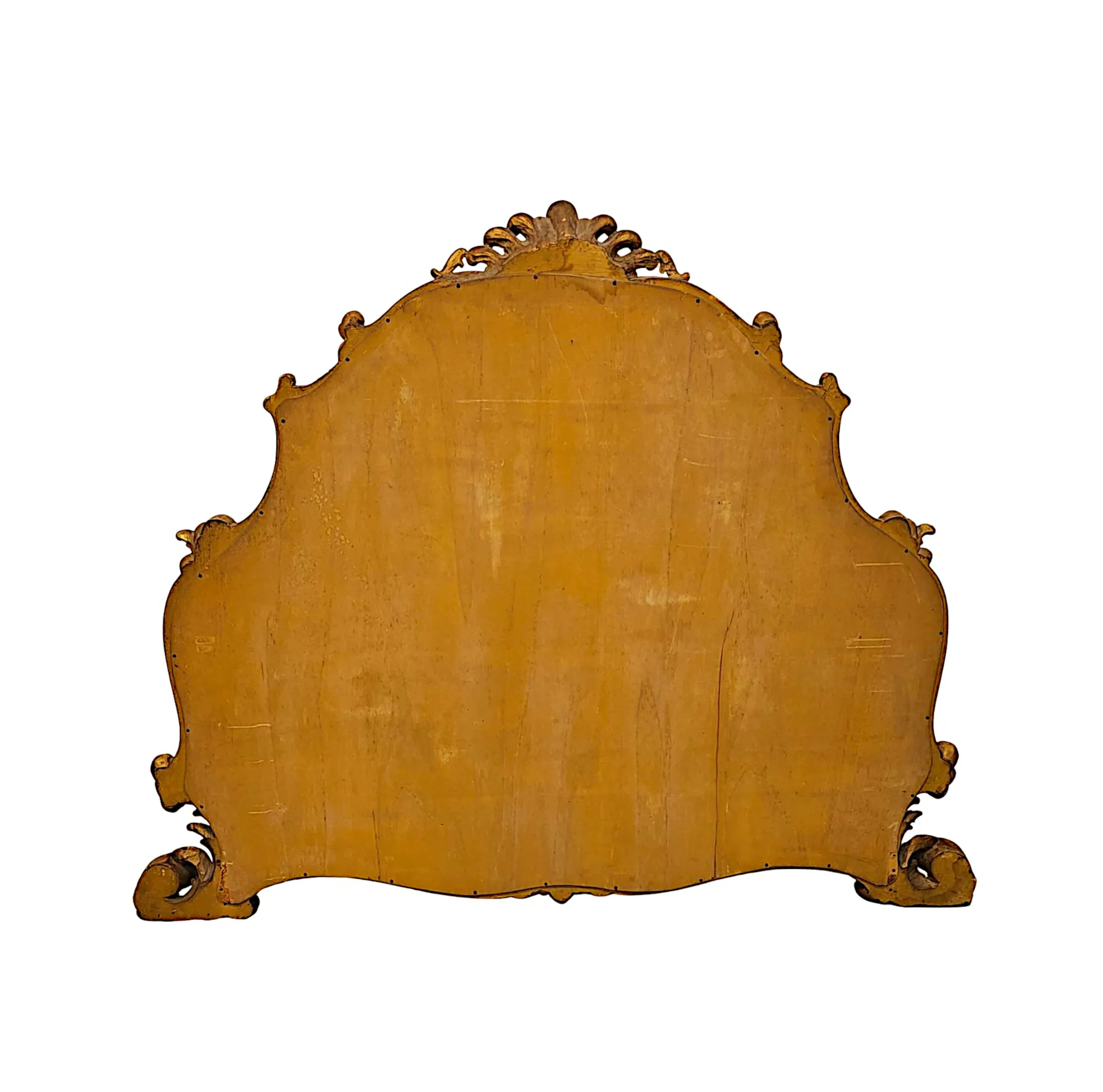 A Very Rare Pair of 19th Century Italian Giltwood Overmantel or Pier Mirrors