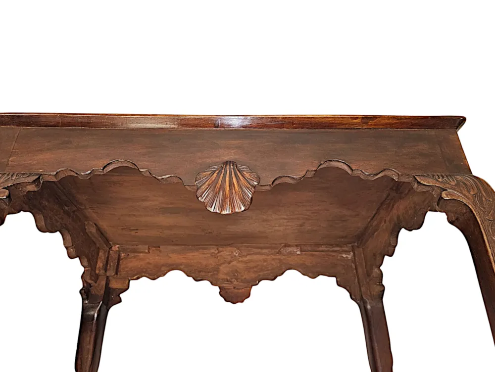 A Very Fine 19th Century Irish Silver Table in the Georgian Manner