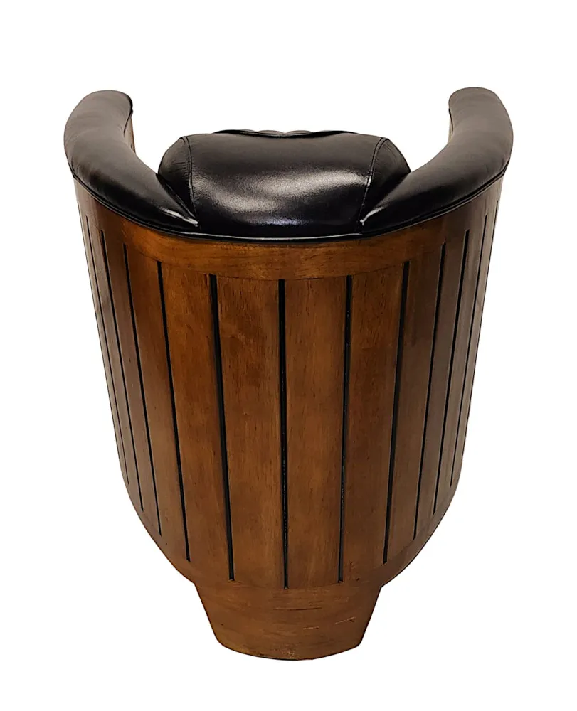 A Fabulous Club Armchair in the Art Deco Style