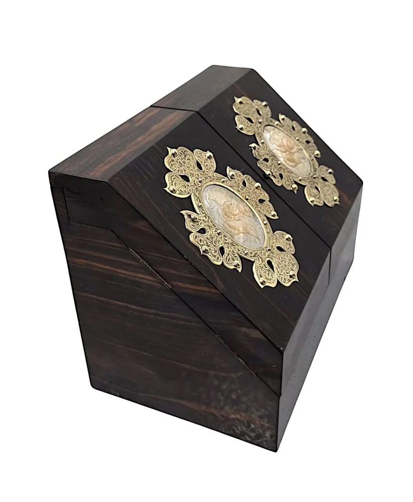 A Very Rare 19th Century Coromandel Desk Set