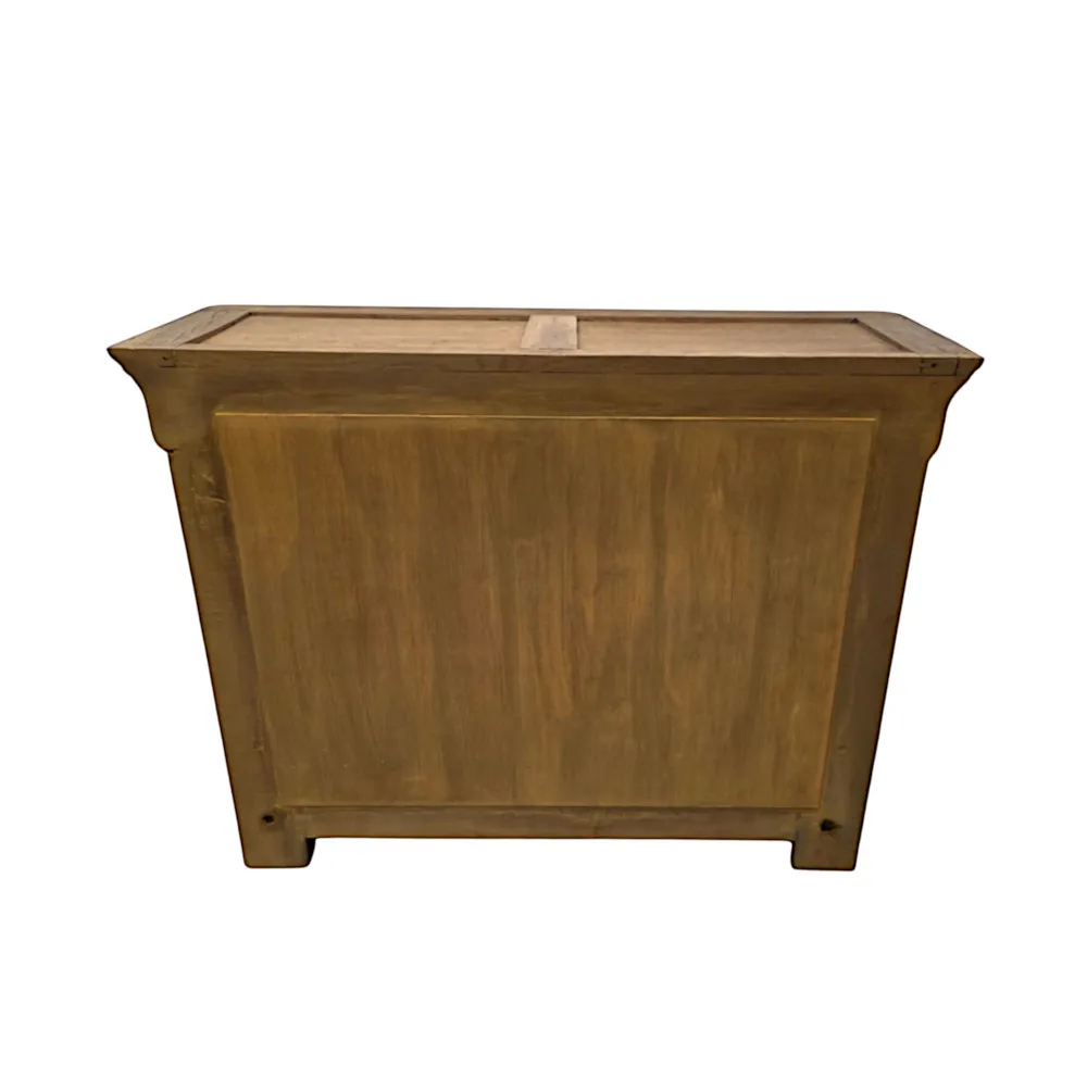 A Stunning 19th Century Marble Top Mirror Back Console Table