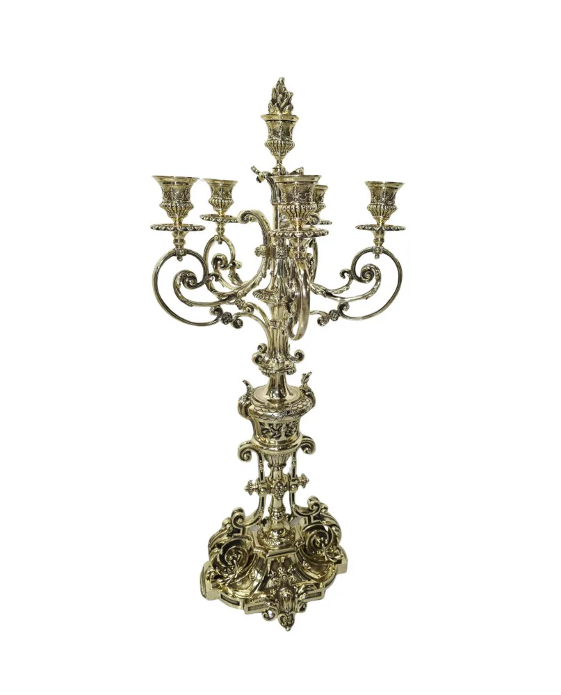  A Very Rare Large 19th Century French Bronze Clock Garniture Set Fully Restored and Polished