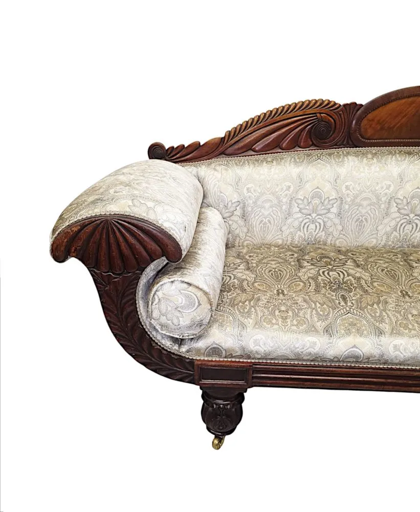 A Very Fine Early 19th Century Irish William IV Double Ended Sofa