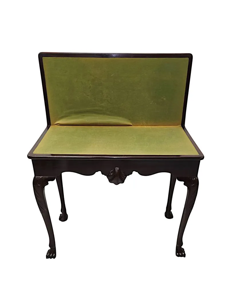 A Very Rare Early 19th Century Irish Turn Over Leaf Games Table