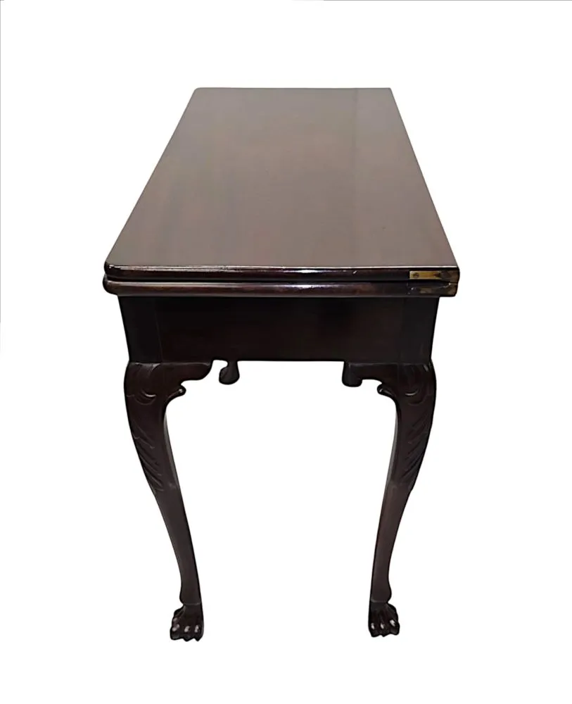 A Very Rare Early 19th Century Irish Turn Over Leaf Games Table