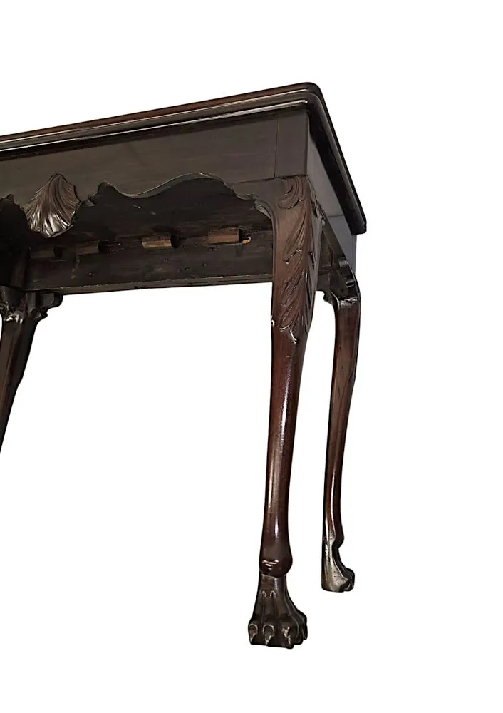 A Very Rare Early 19th Century Irish Turn Over Leaf Games Table