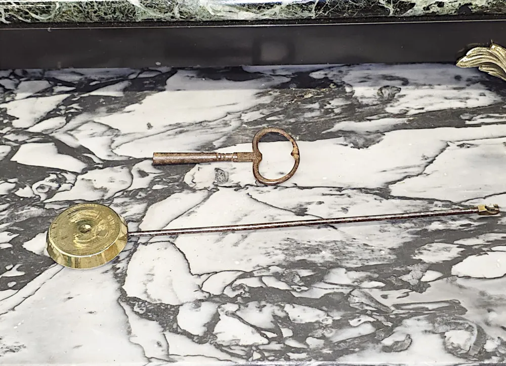 A Very Rare and Fine 19th Century French Marble and Bronze Garniture Clock Set 