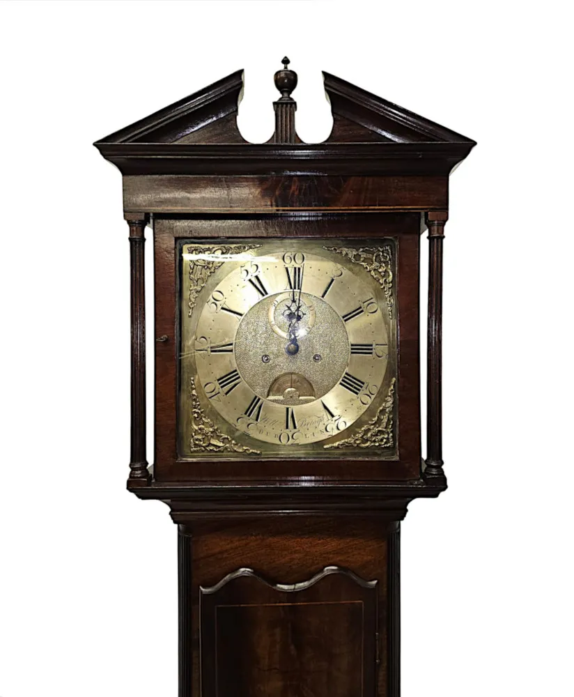 A Stunning Georgian Irish Long Case Grandfather Clock by William Betagh, Dublin