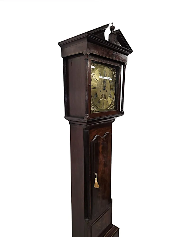 A Stunning Georgian Irish Long Case Grandfather Clock by William Betagh, Dublin