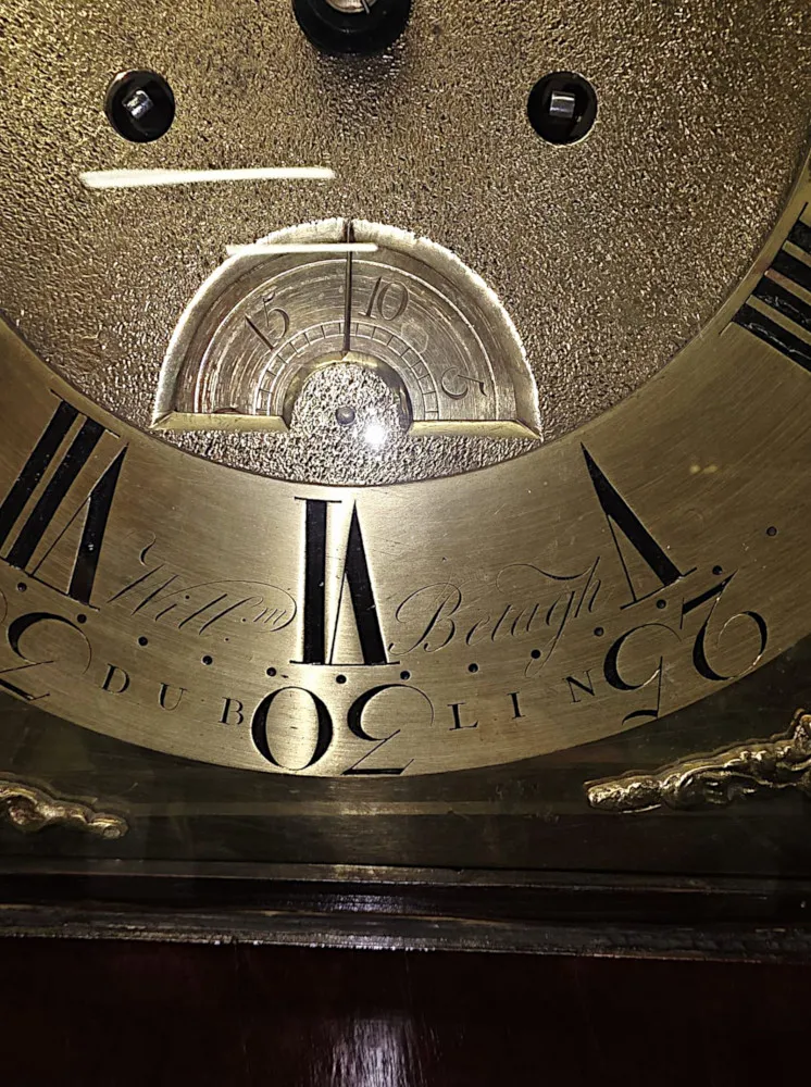 A Stunning Georgian Irish Long Case Grandfather Clock by William Betagh, Dublin