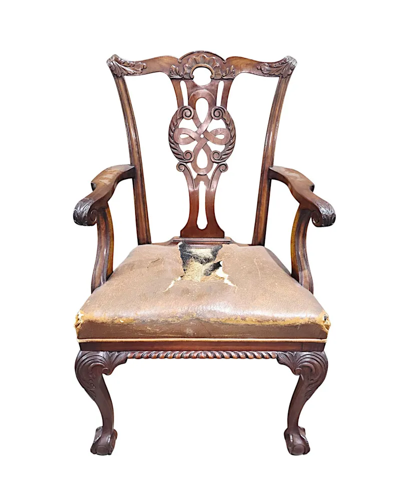 A Very Rare 19th Century Irish Harlequin Set of Twenty Four Dining Chairs Attributed to 'Butlers' of Dublin