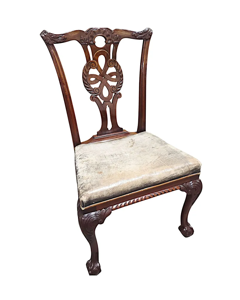 A Very Rare 19th Century Irish Harlequin Set of Twenty Four Dining Chairs Attributed to 'Butlers' of Dublin
