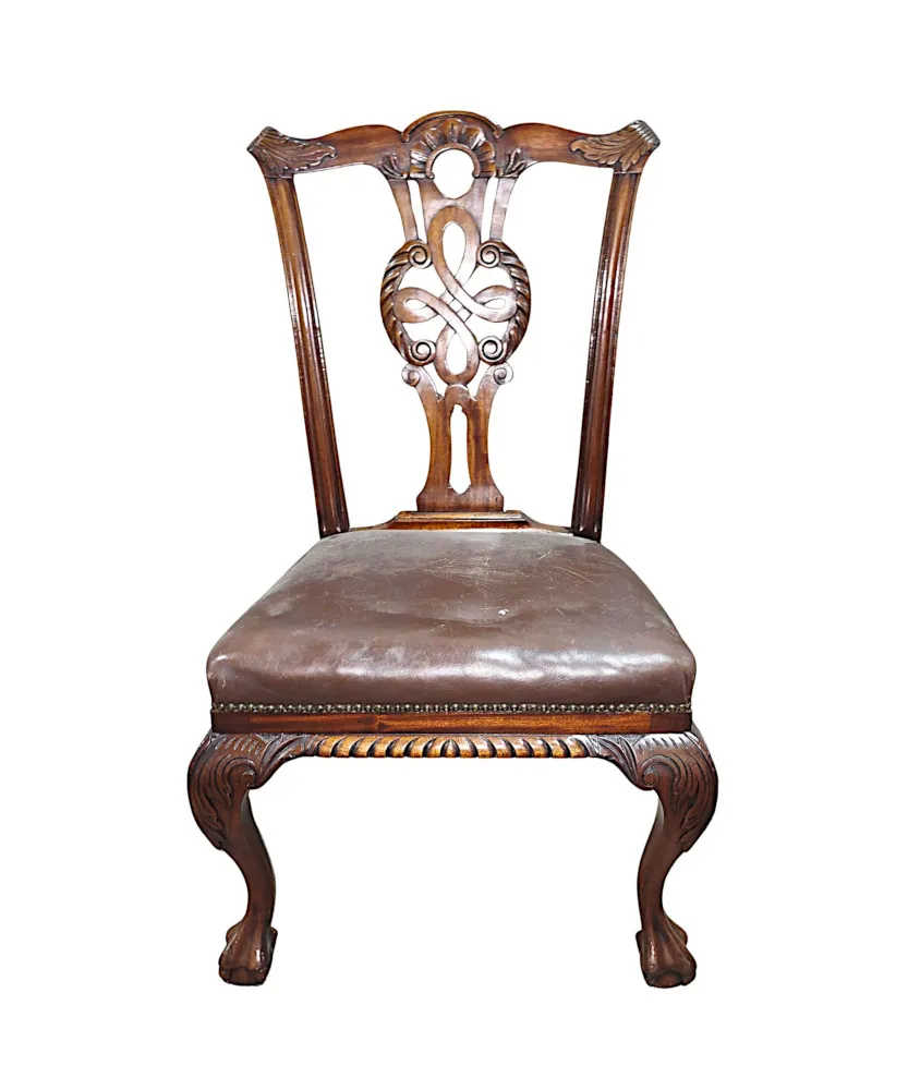 A Very Rare 19th Century Irish Harlequin Set of Twenty Four Dining Chairs Attributed to 'Butlers' of Dublin