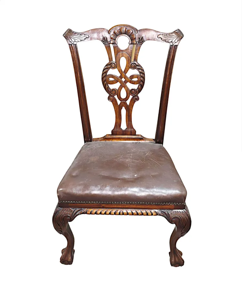 A Very Rare 19th Century Irish Harlequin Set of Twenty Four Dining Chairs Attributed to 'Butlers' of Dublin