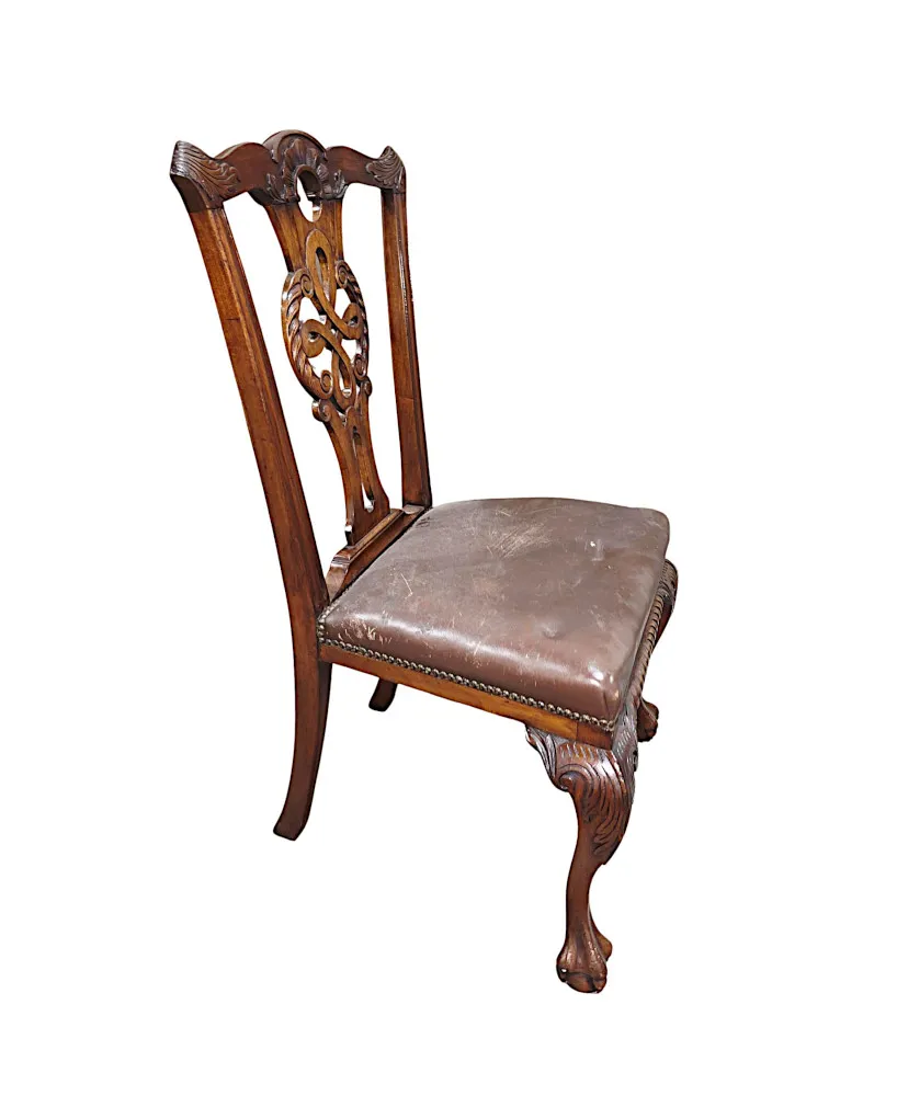 A Very Rare 19th Century Irish Harlequin Set of Twenty Four Dining Chairs Attributed to 'Butlers' of Dublin