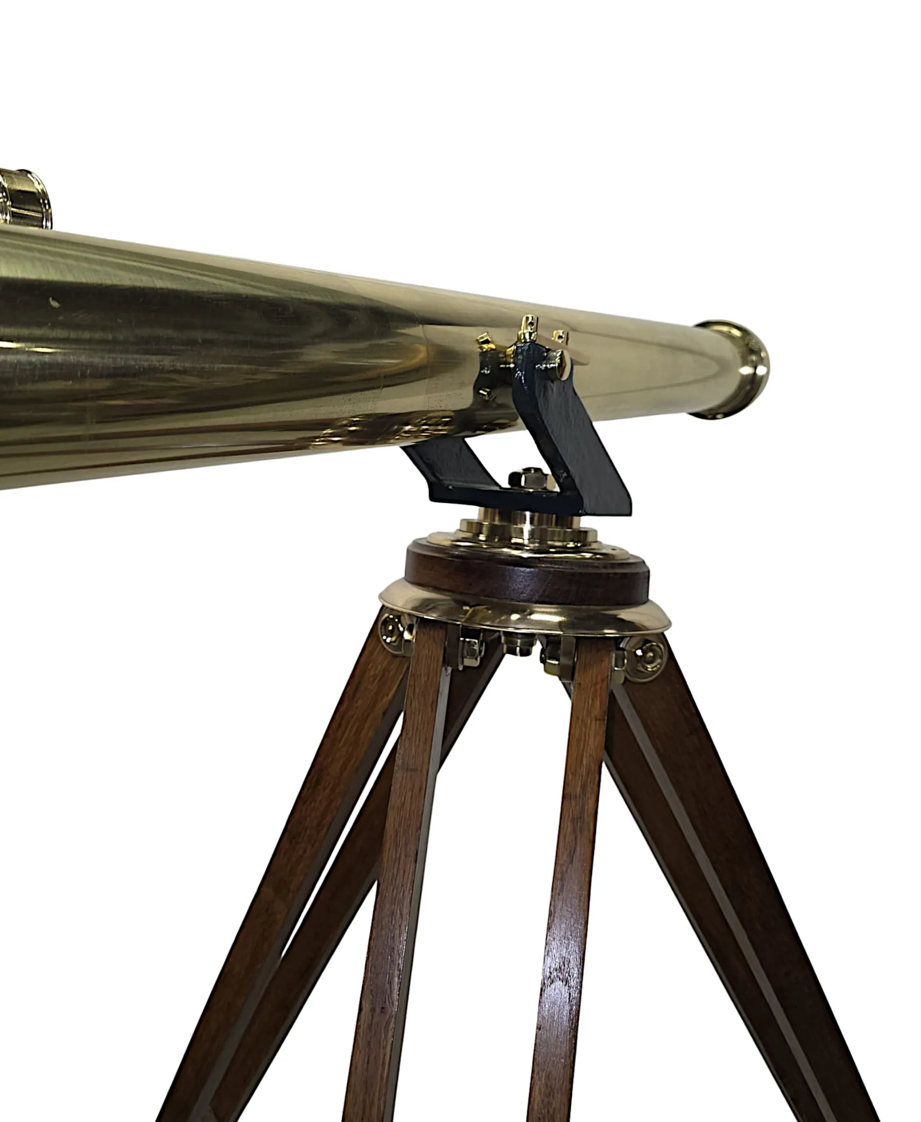 A Very Rare 19th Century Four Inch Diameter Telescope by 'Steward of London'