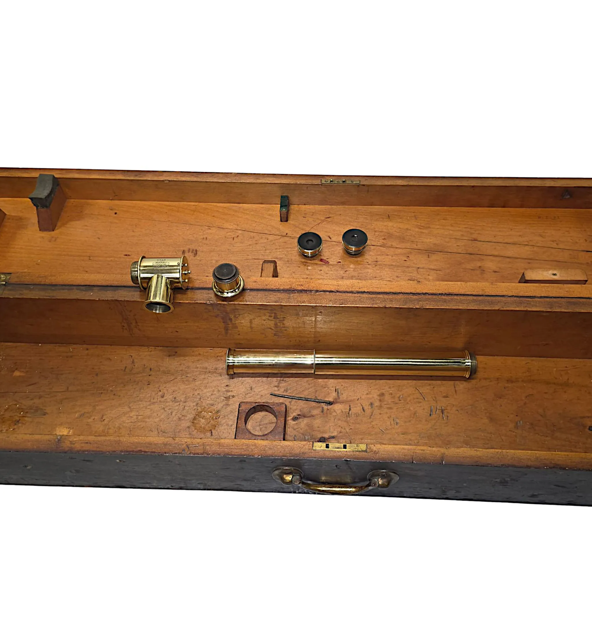 A Very Rare 19th Century Four Inch Diameter Telescope by 'Steward of London'