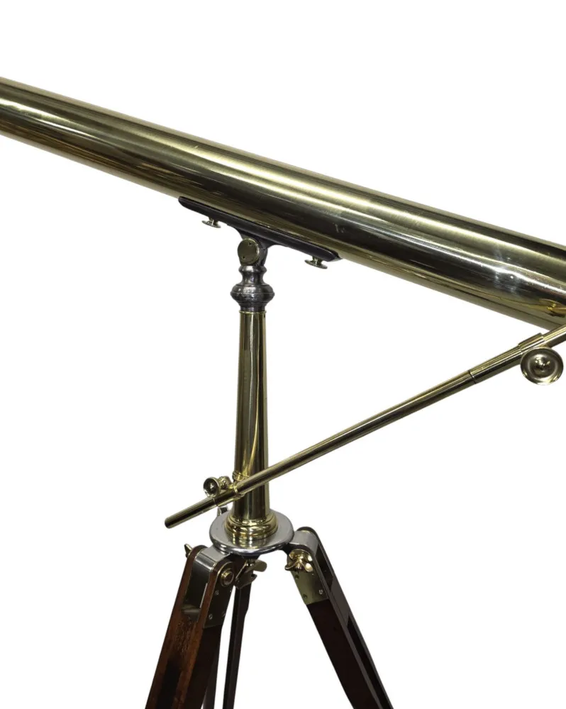 A Fabulous Early 20th Century Brass Telescope by Clarkson, London 