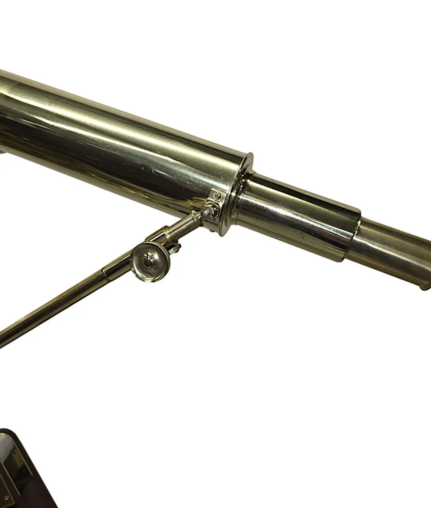 A Fabulous Early 20th Century Brass Telescope by Clarkson, London 