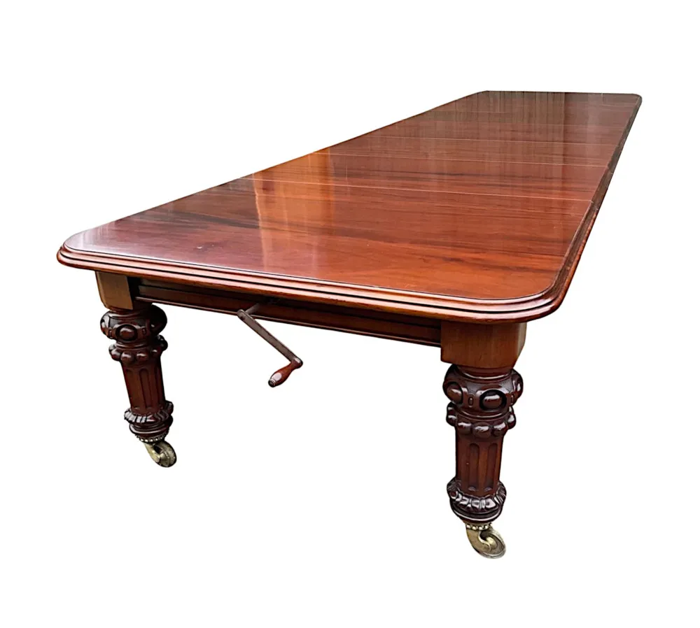 A Very Fine 19th Century Dining Table by Edwards and Sons