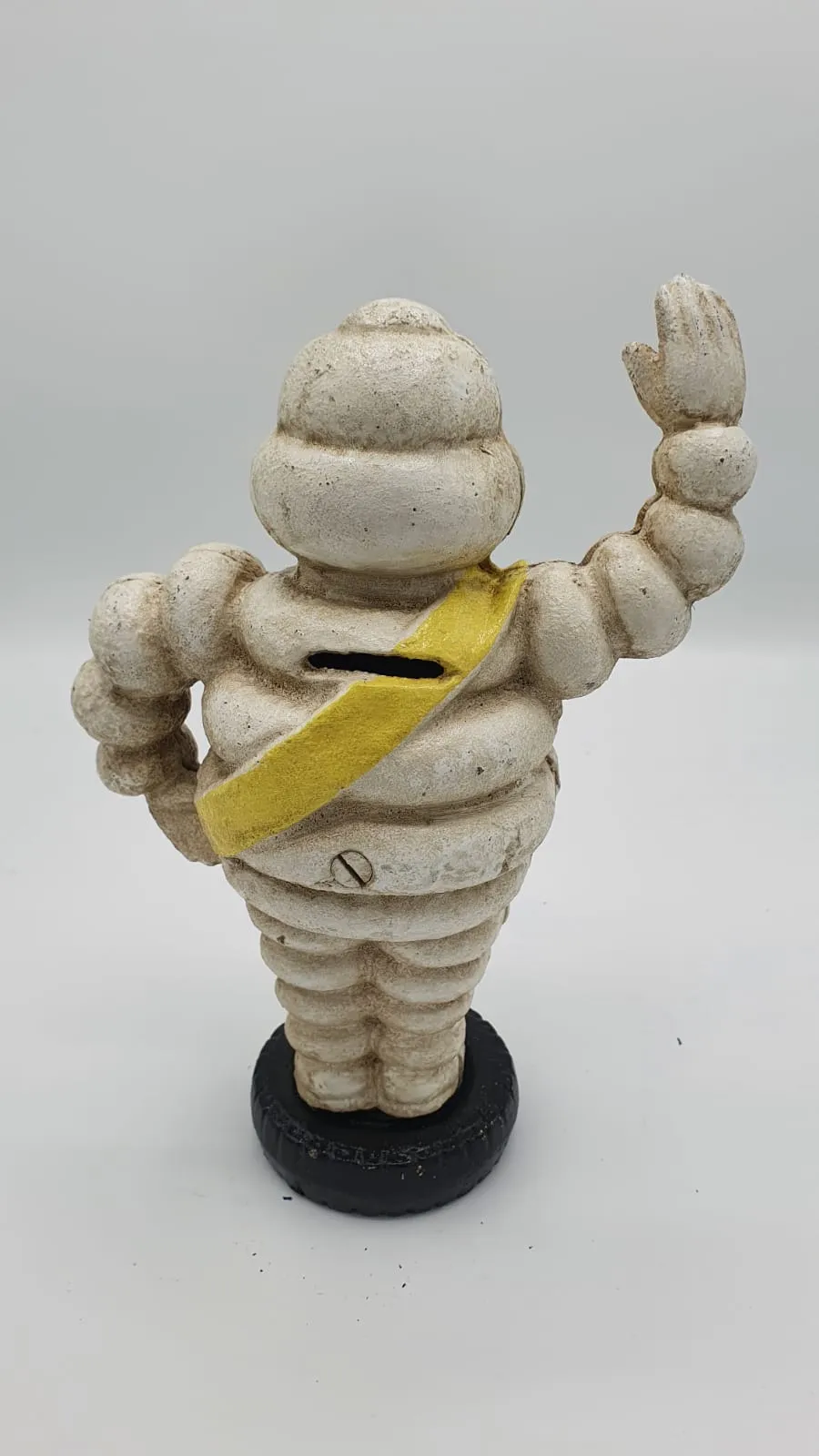 Cast Iron Michelin Man Money Bank