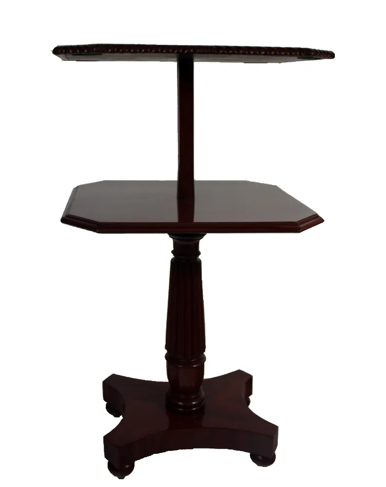 Unusual William IV Mahogany Metamorphic Dumb Waiter
