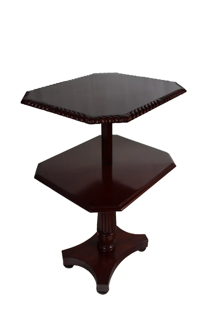 Unusual William IV Mahogany Metamorphic Dumb Waiter