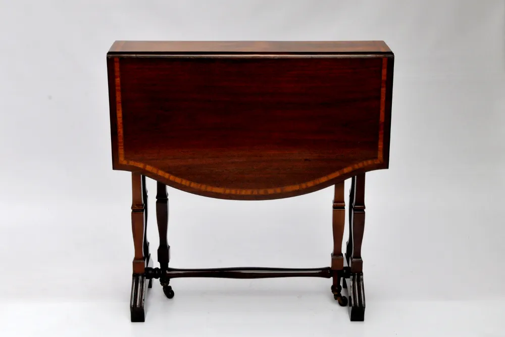 Edwardian Inlaid Mahogany Sutherland