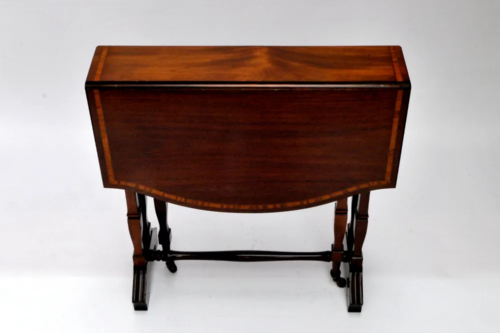 Edwardian Inlaid Mahogany Sutherland