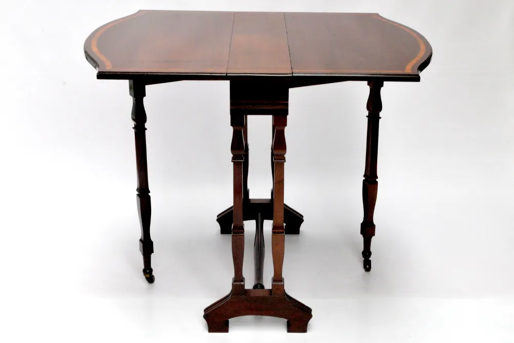Edwardian Inlaid Mahogany Sutherland