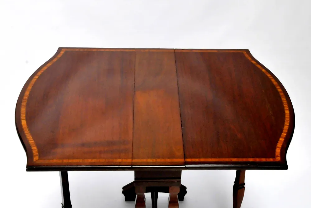 Edwardian Inlaid Mahogany Sutherland