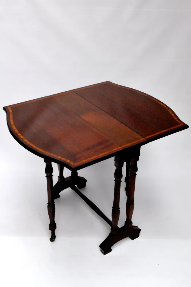 Edwardian Inlaid Mahogany Sutherland