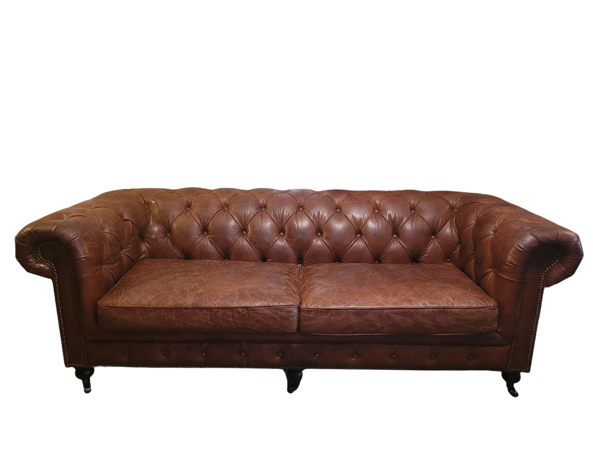 Leather Chesterfield Sofa