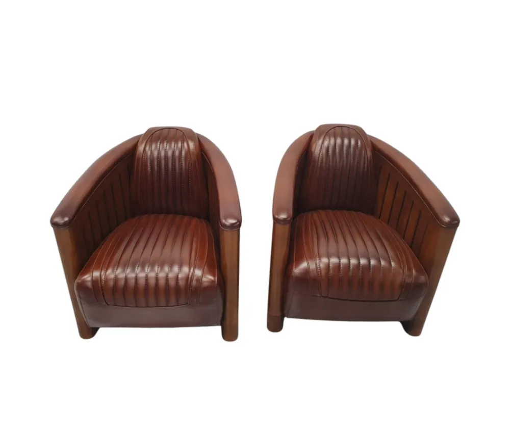 A Stunning Club Armchair in the Art Deco Style