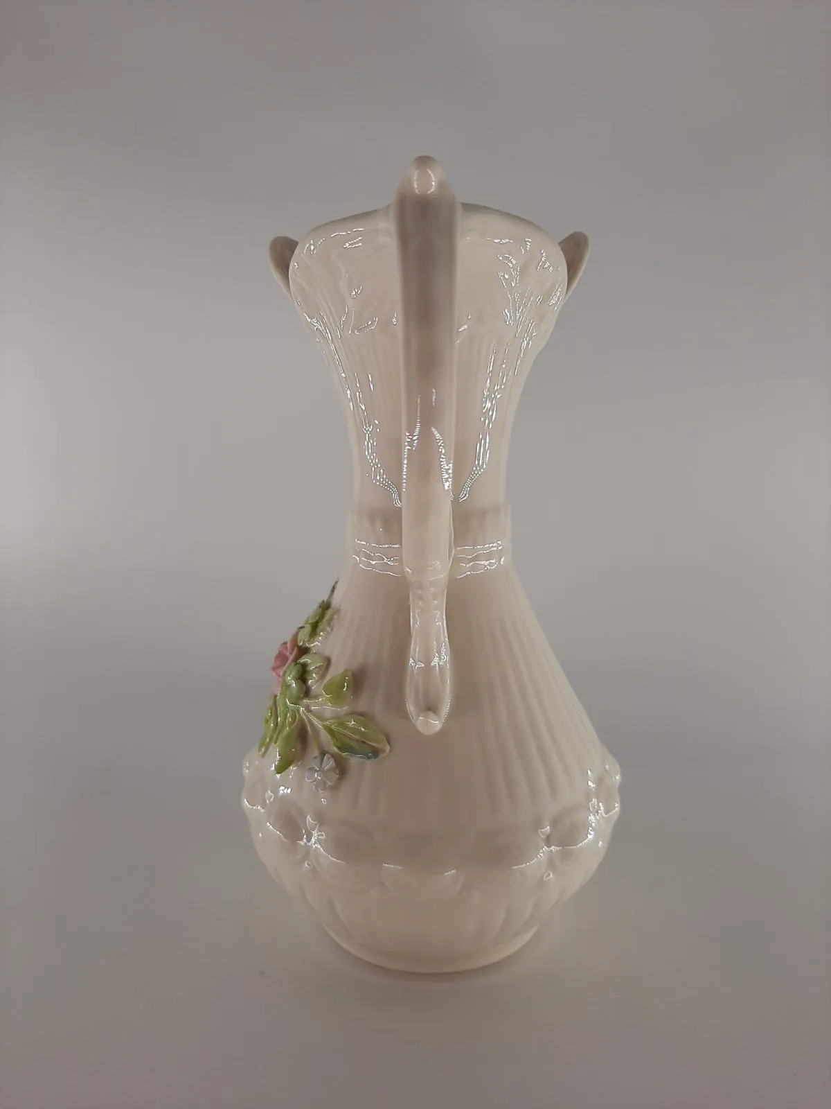 Belleek Floral Vase 