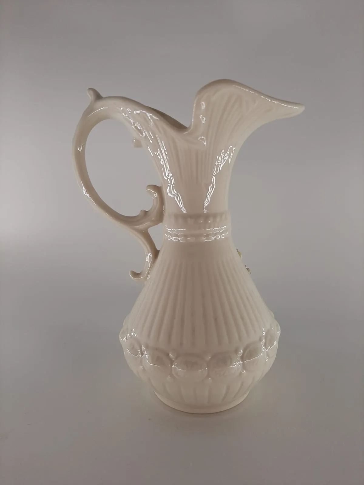 Belleek Floral Vase 