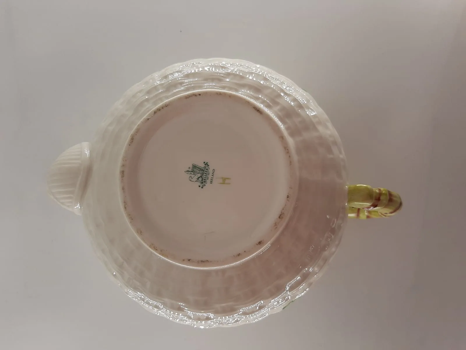 Belleek Shamrock Teapot