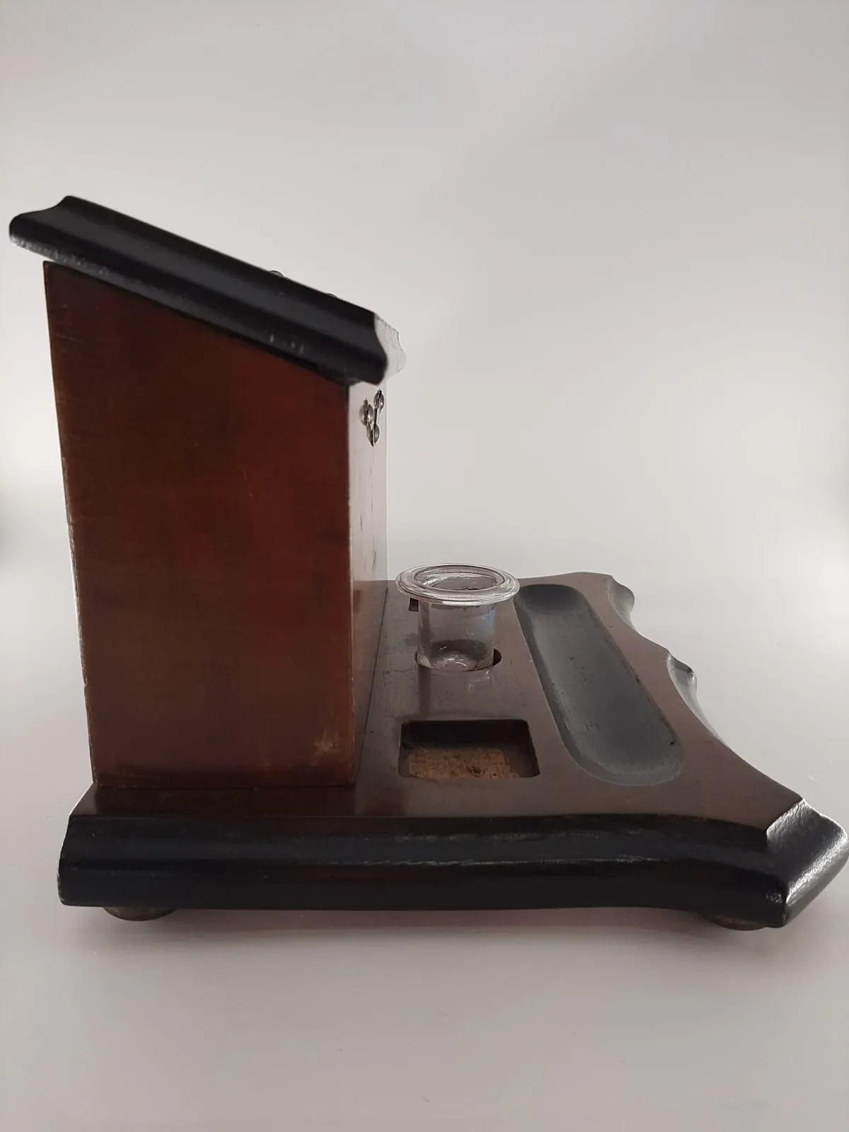Edwardian Walnut Desk Stationary Box