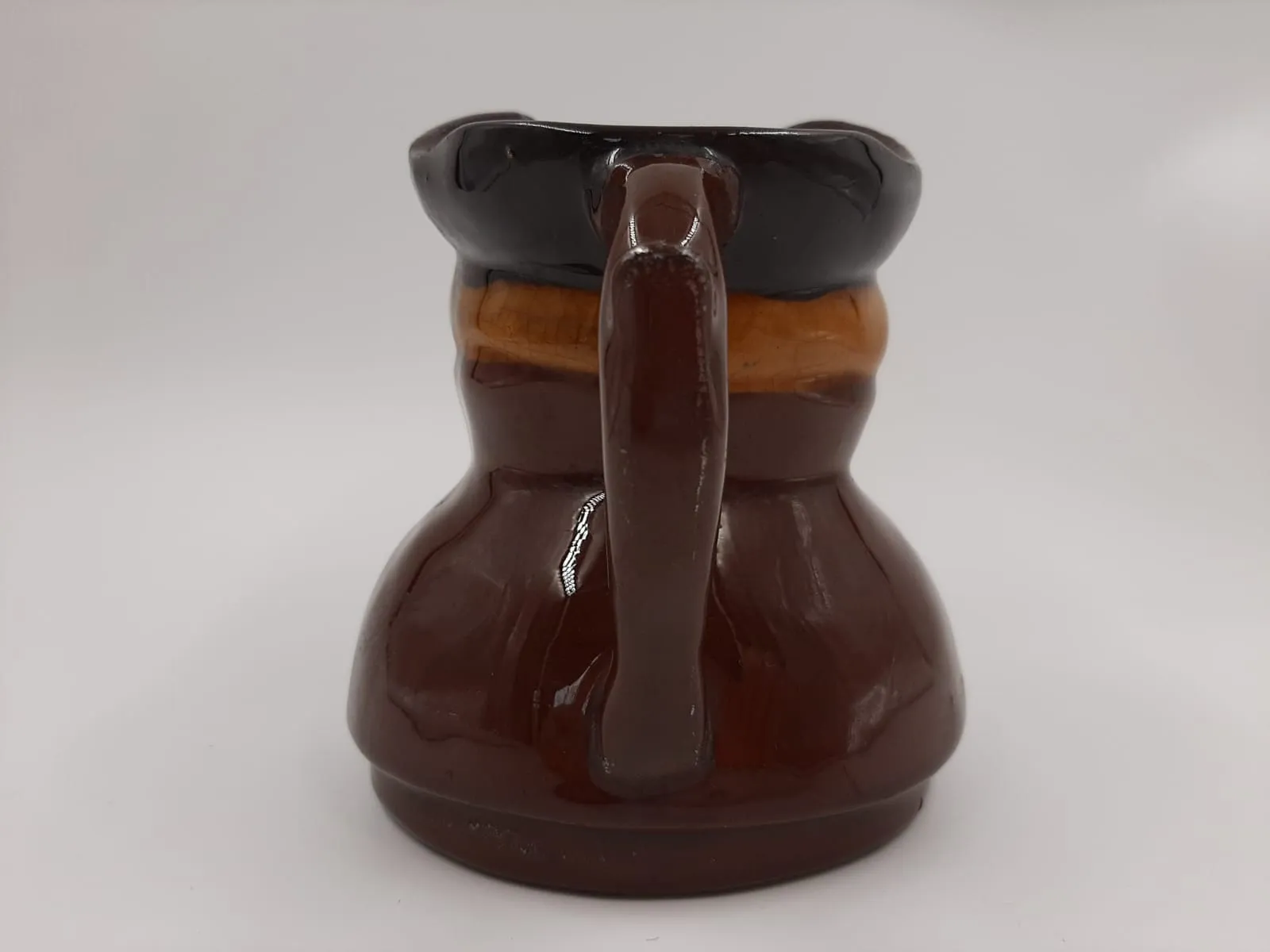 Brown Glazed Ceramic Jug