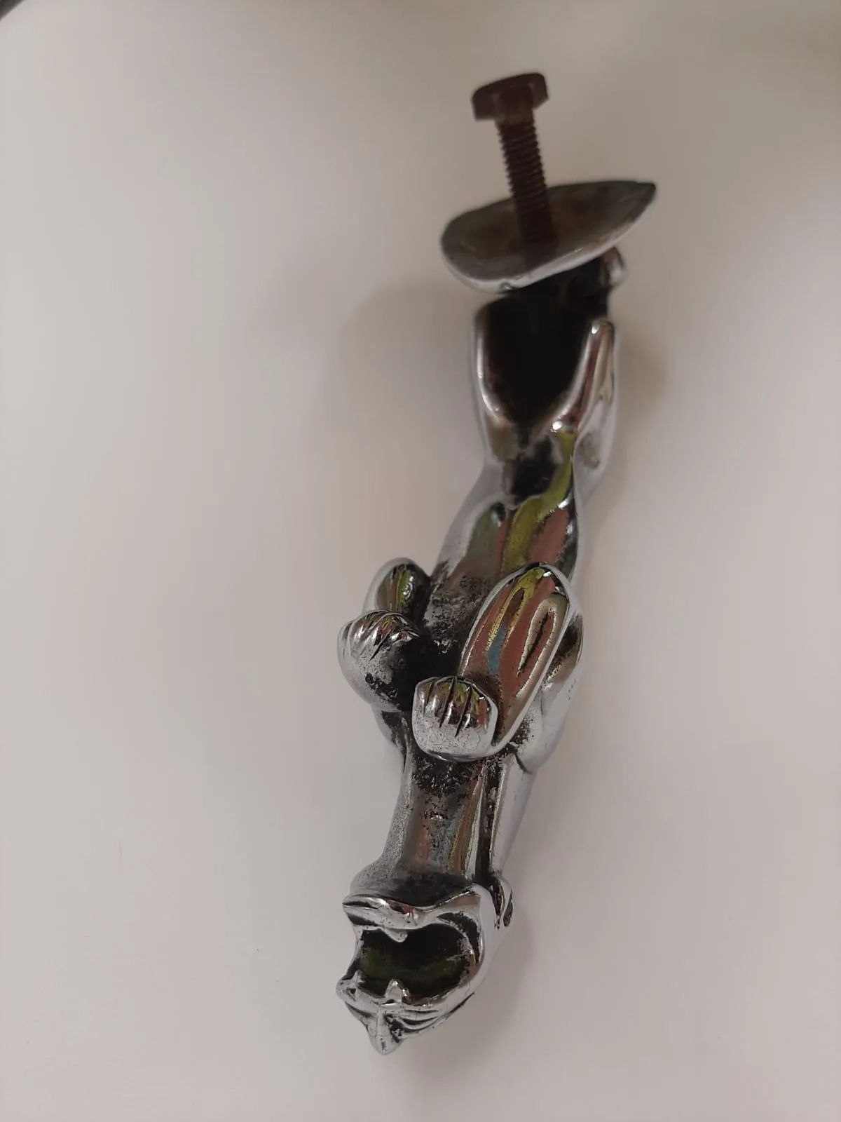 Large Vintage Jaguar Car Mascot